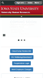 Mobile Screenshot of hrs.iastate.edu