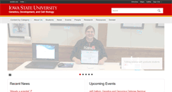 Desktop Screenshot of gdcb.iastate.edu