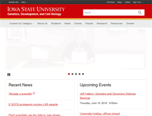 Tablet Screenshot of gdcb.iastate.edu