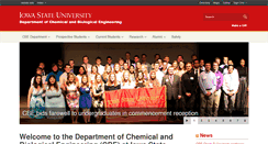 Desktop Screenshot of cbe.iastate.edu