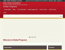 Tablet Screenshot of global.ag.iastate.edu