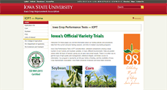 Desktop Screenshot of croptesting.iastate.edu