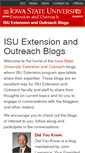 Mobile Screenshot of blogs.extension.iastate.edu