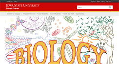 Desktop Screenshot of biology.iastate.edu
