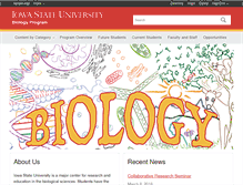Tablet Screenshot of biology.iastate.edu