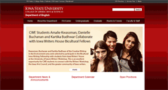 Desktop Screenshot of engl.iastate.edu