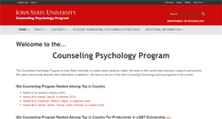 Desktop Screenshot of counseling.psych.iastate.edu