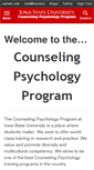 Mobile Screenshot of counseling.psych.iastate.edu