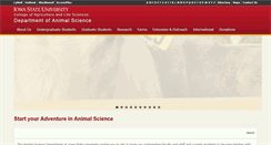 Desktop Screenshot of ans.iastate.edu