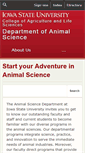 Mobile Screenshot of ans.iastate.edu