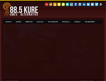 Tablet Screenshot of kure.stuorg.iastate.edu