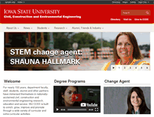 Tablet Screenshot of ccee.iastate.edu