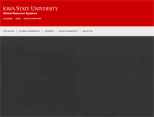 Tablet Screenshot of globe.iastate.edu