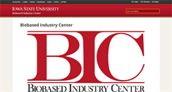 Desktop Screenshot of biobasedindustrycenter.iastate.edu