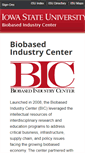 Mobile Screenshot of biobasedindustrycenter.iastate.edu