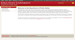 Desktop Screenshot of dps.iastate.edu