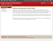 Tablet Screenshot of dps.iastate.edu