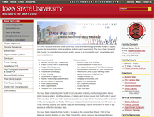 Tablet Screenshot of dna.iastate.edu