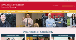 Desktop Screenshot of kin.hs.iastate.edu