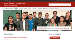 Desktop Screenshot of ent.iastate.edu