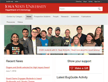 Tablet Screenshot of ent.iastate.edu