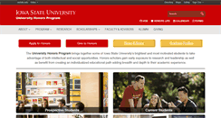 Desktop Screenshot of honors.iastate.edu