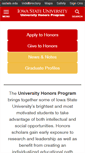 Mobile Screenshot of honors.iastate.edu