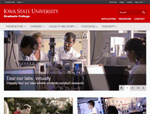 Tablet Screenshot of grad-college.iastate.edu