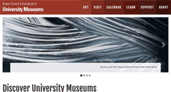 Desktop Screenshot of museums.iastate.edu