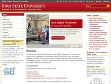 Tablet Screenshot of biocom.iastate.edu