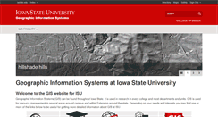 Desktop Screenshot of gis.iastate.edu