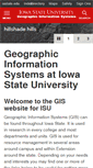 Mobile Screenshot of gis.iastate.edu