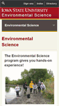 Mobile Screenshot of ensci.iastate.edu