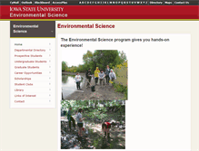 Tablet Screenshot of ensci.iastate.edu