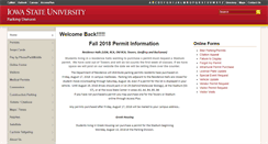 Desktop Screenshot of parking.iastate.edu