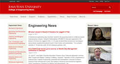 Desktop Screenshot of news.engineering.iastate.edu