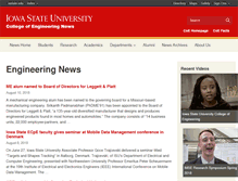 Tablet Screenshot of news.engineering.iastate.edu