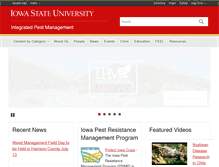 Tablet Screenshot of ipm.iastate.edu