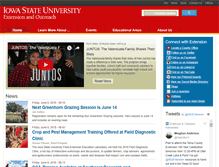 Tablet Screenshot of extension.iastate.edu