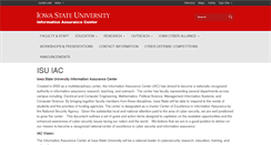 Desktop Screenshot of iac.iastate.edu