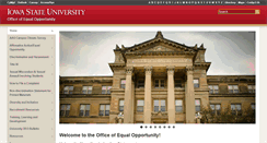 Desktop Screenshot of eoc.iastate.edu