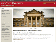 Tablet Screenshot of eoc.iastate.edu