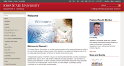 Desktop Screenshot of chem.iastate.edu