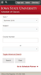 Mobile Screenshot of classes.iastate.edu