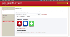 Desktop Screenshot of info.iastate.edu