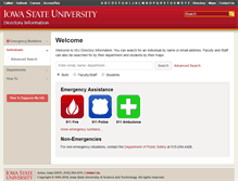 Tablet Screenshot of info.iastate.edu