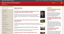 Desktop Screenshot of news.iastate.edu