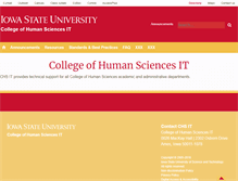 Tablet Screenshot of dev4.hs.iastate.edu