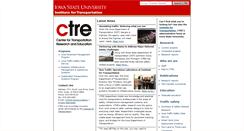 Desktop Screenshot of ctre.iastate.edu
