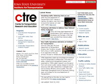 Tablet Screenshot of ctre.iastate.edu